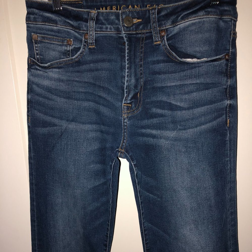 American Eagle Next level flex straight jeans EUC